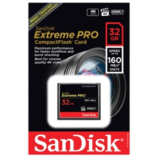 สินค้า SanDisk 32GB Extreme Pro Compact Flash 160MB/s