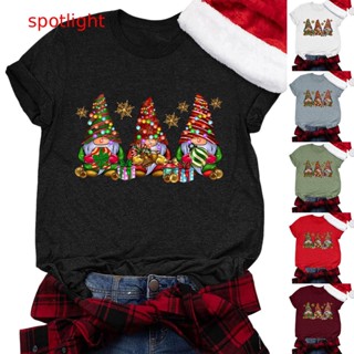 เสื้อยืดคริสต์มาส Women men top   Shirts For   Christmas ing Shirts  Short Sleeve Tee s Tunic Blouse xmas