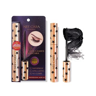 Nee Cara 3D Fiber Lashes Mascara #N190 : neecara นีคาร่า มาสคาร่า ที่ปัดขนตา ดาว x 1 ชิ้น alyst