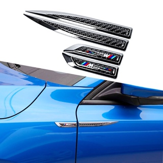 แผ่นสติกเกอร์คาร์บอนไฟเบอร์ ติดช่องแอร์ ด้านข้างรถยนต์ สําหรับ BMW Series จํานวน 4 ชิ้น ต่อชุด