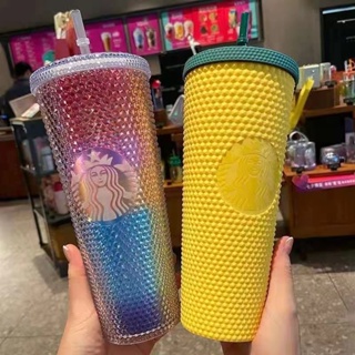 [Starbucks Durian Series Straw Cup] ถ้วยฟางทุเรียน เป็นมิตรกับสิ่งแวดล้อม
