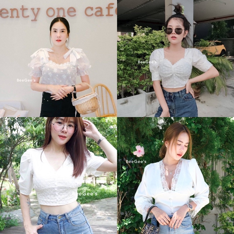 diiz-s-white-top-รวมเสื้อขาว-เสื้อฉลุ-งานบุญ-งานบวช-งานแต่ง