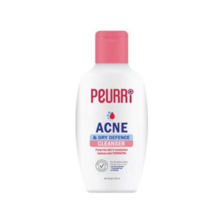 PEURRi Acne &amp; Dry Defence Cleanser 100 ml เพียวรี แอคเน่ แอนด์ ดราย ดีเฟนซ์ คลีนเซอร์ 100 มิลลิลิตร