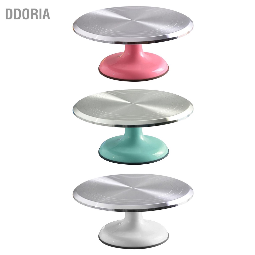 ddoria-แท่นวางเค้ก-อลูมิเนียมอัลลอย-10-นิ้ว-แบบหมุนได้-สําหรับตกแต่งบ้าน
