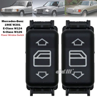 Mercedes-benz W124 E-Class W126 S-Class 190E W201 สวิตช์หน้าต่างรถยนต์ (ซ้าย/ขวา) (Kiri/Kanan)