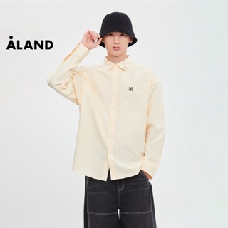 ALAND  เสื้อยืด  ROMANTIC CROWN  RECENT OXFORD SHIRT