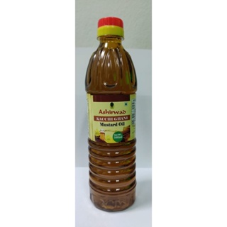 Ashirwad Mustard Oil (น้ำมันมัสตาร์ด) 500 ml