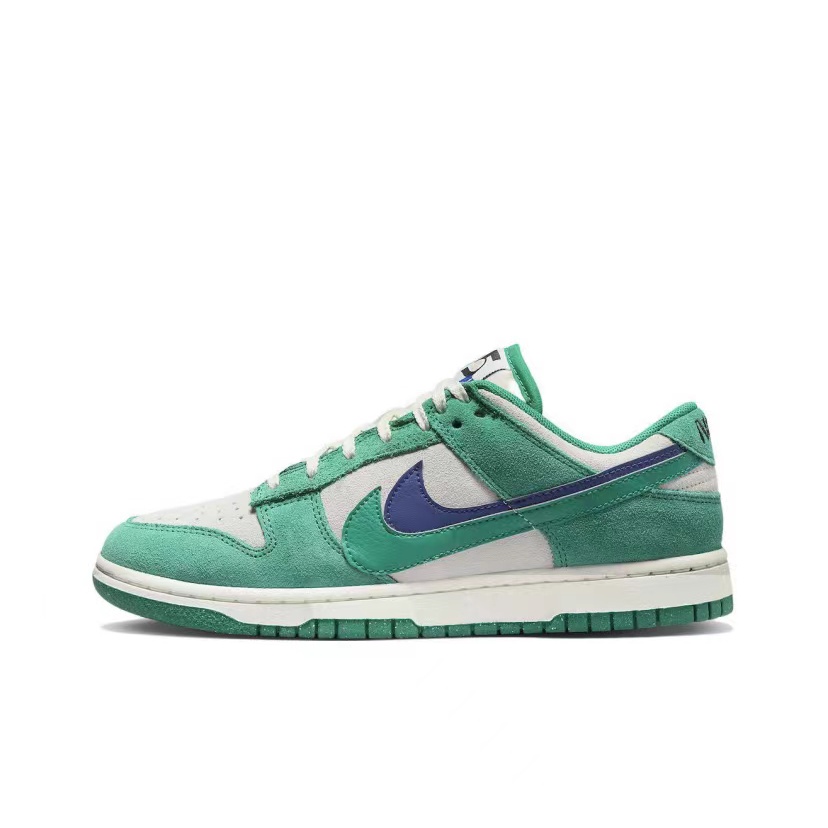 nike-dunk-low-se-85-sail-white-and-green-do9457-101-ของแท้-100-sneakers