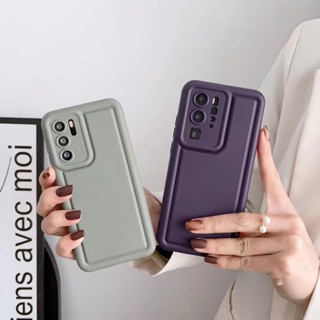 เคสโทรศัพท์มือถือ ซิลิโคนนิ่ม ป้องกันกล้อง กันกระแทก สําหรับ Huawei P30 P40 P50 Pro Nova 7i 5T Y9s