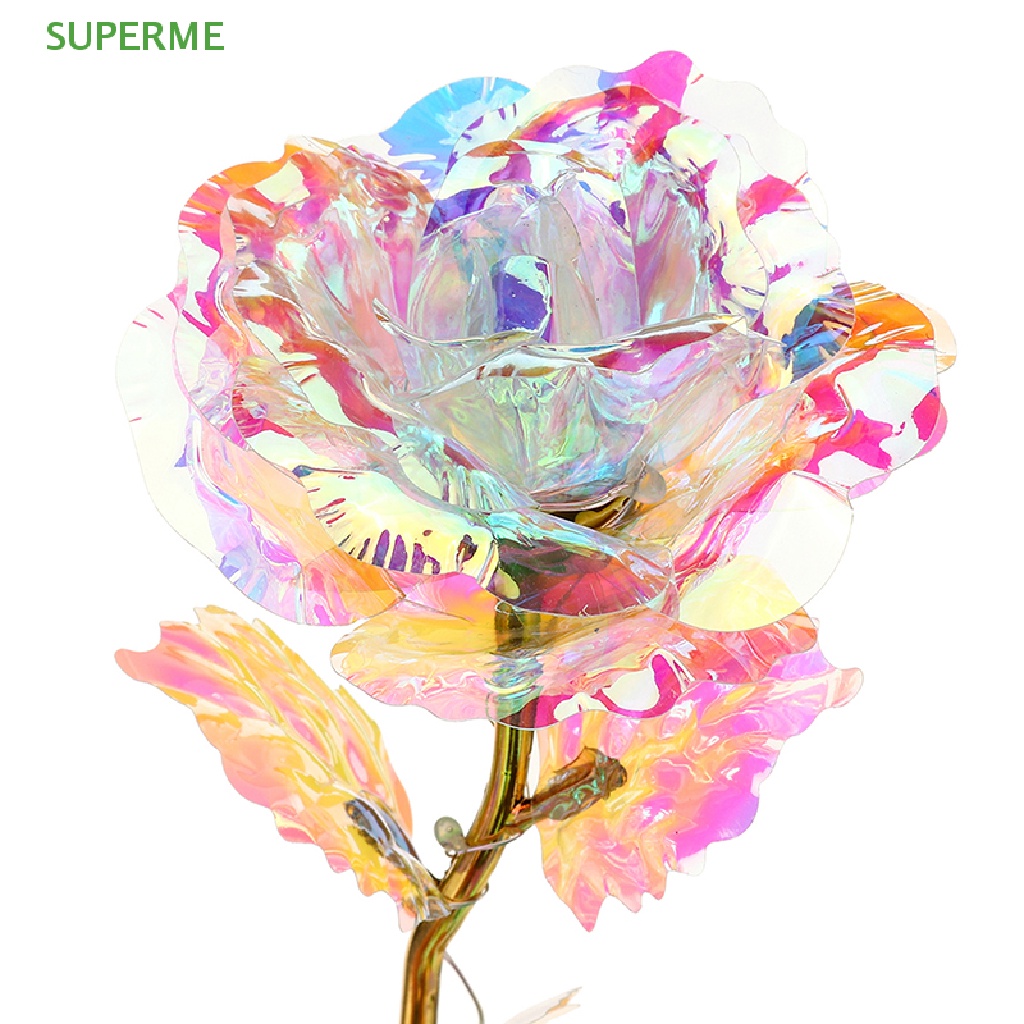superme-ขายดี-ดอกกุหลาบประดิษฐ์-ใบกุหลาบทองคํา-24k-สําหรับวันแม่
