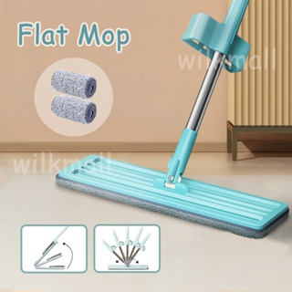 ภาพหน้าปกสินค้าไม้ถูพื้นหัวแบน Lazy Mop แบบรีดน้ำในตัว หมุนได้ 360 องศา ไม้ถูพื้นแบบรีดน้ำและฝุ่นผงในตัว พร้อมผ้า 2 ผืน ถูง่ายสบายมือ ที่เกี่ยวข้อง