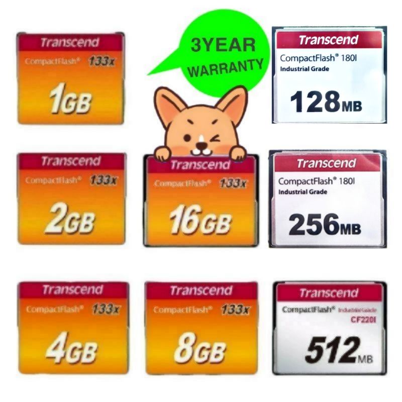 ภาพสินค้าCF CARD(สำหรับเครื่องCNC)CompactFlash Transcend 128MB ,256MB ,512MB ,1GB ,2GB ,4GB ,8GB,16GB จากร้าน itclick456 บน Shopee ภาพที่ 1