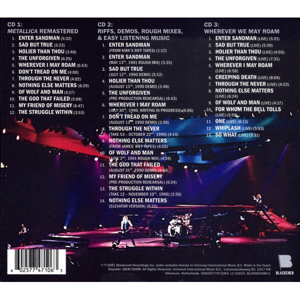 cd-metallica-black-album-deluxe-edition-3cd-made-in-eu-มือ1