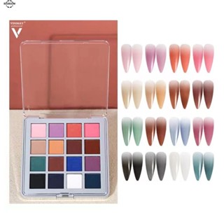 Nail Art Gradient Powder Solid Magic Mirror Powder Shell Powder ยาทาเล็บเล็บ Sequins เล็บ Glitter Powder Booboom