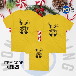 2023 New Year Family T-Shirt Unisex Design 4 SET B Adult and Kid Size Availableเสื้อยืด