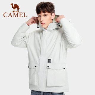 Camel เสื้อแจ็กเก็ตกันฝน กันน้ํา กันลม เหมาะกับปีนเขากลางแจ้ง สําหรับผู้ชาย