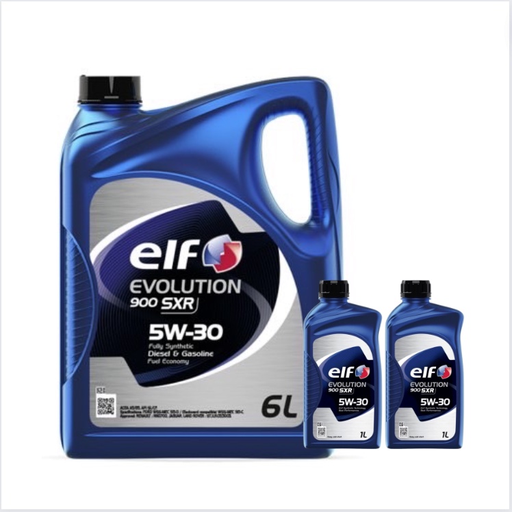 elf [ 5W-30 ] ขนาด 6+2 ลิตร น้ำมันเครื่องดีเซลสังเคราะห์แท้ 100% ELF ...