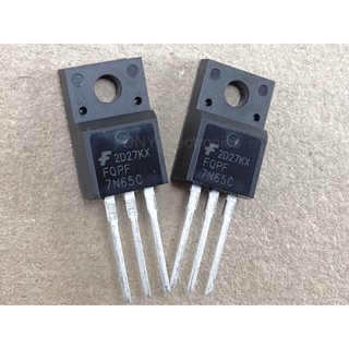 1ตัว FQPF7N65C FQPF7N65F 7N65C 7N65F 7N65 650V 7A MOSFET TO-220F