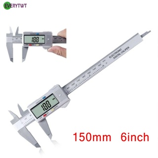 ⭐ Fast delivery ⭐Caliper 1PC Large LCD display Digital Vernier Micrometer Electronic Ruler Gauge 6 inch New