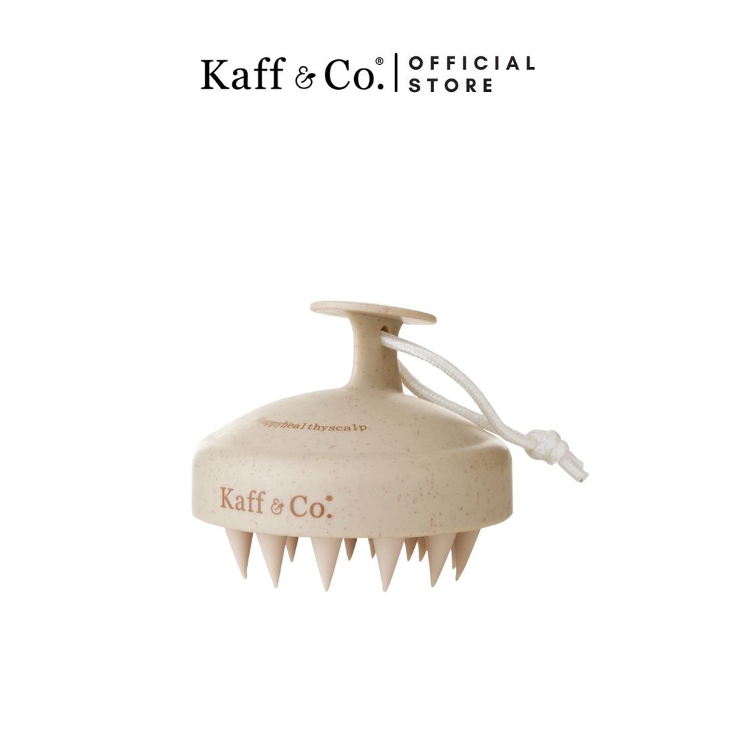 รูปภาพสินค้าแรกของKaff & Co. Scalp Massager Brush แปรงนวดหนังศีรษะ เพื่อผ่อนคลาย เสริมสร้างการไหลเวียน เเละเสริมการทำงานของผลิตภัณฑ์