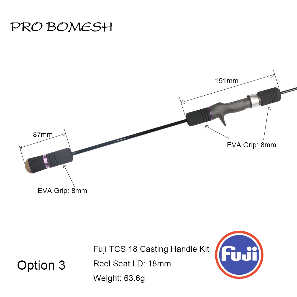 fuji-dps-18-tcs-18-ชุดอุปกรณ์เสริม-ด้ามจับคันเบ็ดตกปลา-eva-สไตล์ญี่ปุ่น-diy