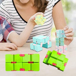 [B_398] Mini Infinity Cube Stress Finger Flexibility Easily Infinity Cube Fidget Toy for Relax