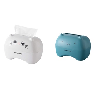 Facial Tissue Box, Tissue Dispenser Paper Towel Box, Cartoon Tissue Container For Home / Office Decoration