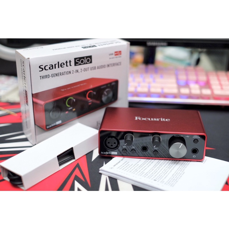 Focusrite scarlett solo gen3 | Shopee Thailand