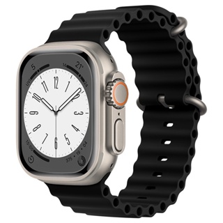 【สายนาฬิกา】สายนาฬิกาข้อมือซิลิโคน หลายสี สําหรับ Apple watch T800 iwatch