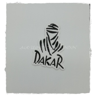 Dakar Rally ตัวรีดติดเสื้อ อาร์มรีด อาร์มปัก ตกแต่งเสื้อผ้า หมวก กระเป๋า แจ๊คเก็ต ยีนส์ Embroidered Iron on Patch  DIY