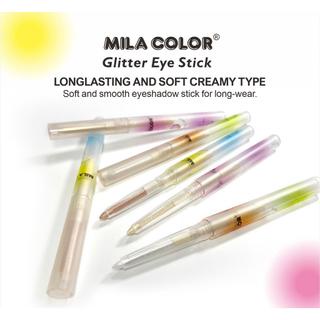 mila-color-glitter-eye-stick-อายแชโดว์แบบแท่ง-กลิตเตอร์แต่งตา-กลิตเตอร์พกพา-เนื้อเนียนนุ่ม-เงาฉ่ำ-ติดทนนาน-เขียนลื่น