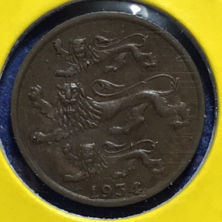 No.60901 ปี1934 ESTONIA เอสโทเนีย 2 SENTI เหรียญสะสม เหรียญต่างประเทศ เหรียญเก่า หายาก ราคาถูก