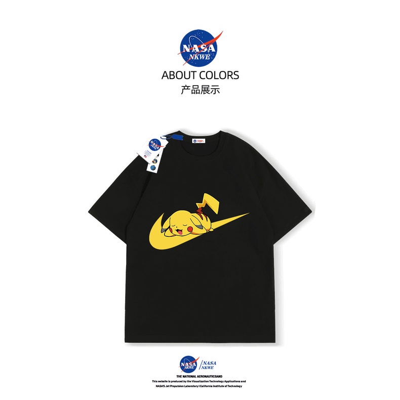 2023-เว็บไซต์ทางการ-nasa-เสื้อยืดแขนสั้น-พิมพ์ลายปิกาจู-แฟชั่นฤดูร้อน-สําหรับผู้หญิง-59