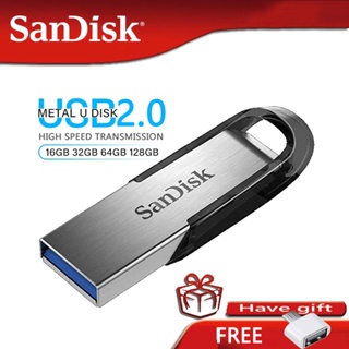 Sundisk แฟลชไดรฟ์เวอร์ 128GB 256GB 1TB 2TB USB 64GB 32GB
