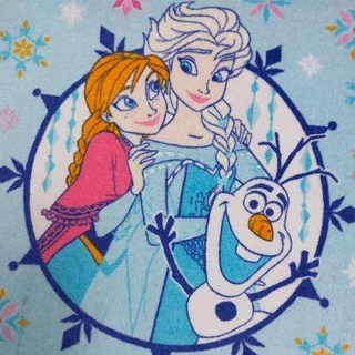 ผ้าขนหนู ลาย FROZEN I &amp; II Elsa and Anna สําหรับเช็ดหน้า