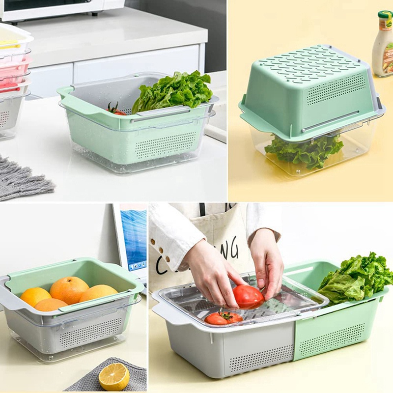 over-the-sink-colander-strainer-basket-expandable-collapsable-collinders-vegetable-fruit-washing-basket-double-layered