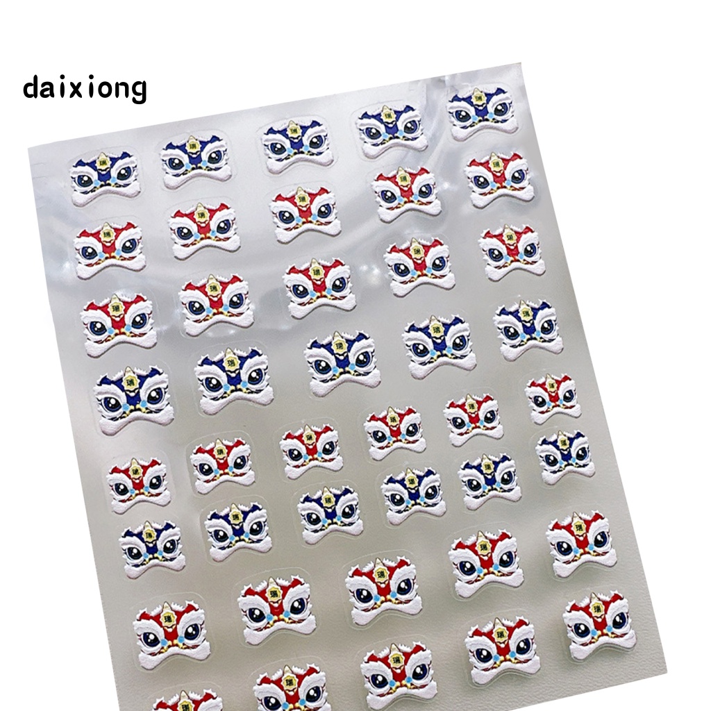 lt-daixiong-gt-สติกเกอร์-ลายการ์ตูนสิงโต-กระต่าย-มีกาวในตัว-ใช้ง่าย-สําหรับติดตกแต่งเล็บ