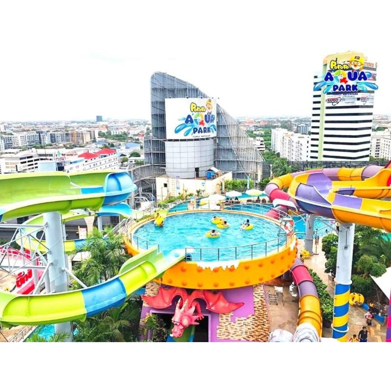 ภาพหน้าปกสินค้าสวนน้ำโพโรโระ เซ็นทรัลบางนา Pororo Aqua park จากร้าน lliney บน Shopee