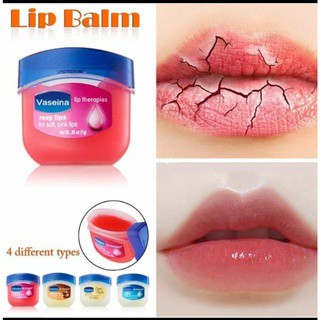 สินค้า ลิป วาสลีน Vaseline Lip Care Original 7g Pure Skin Protecting Jelly ขนาด7 กรัม ขนาดจิ๋ว ลิปวาสลีนจิ๋ว ช่วยดูแลริมฝีปาก