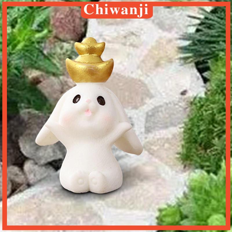 chiwanji-โมเดลรูปปั้นการ์ตูนกระต่าย-สําหรับตกแต่งบ้าน-สํานักงาน