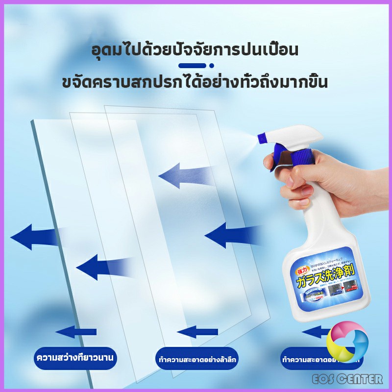 น้ำยาขจัดคราบน้ำบนกระจก-คราบหินปูน-คราบสบู่-ในห้องน้ำ-สูตรเข้มข้น-glass-cleaning-agent-eos-center