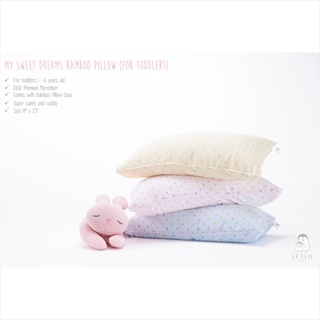 สินค้า Iflin Baby - หมอนหนุน + ปลอกหมอน สำหรับเด็กโต (1-6 ขวบ) - Toddler Pillow (1-6 years old)
