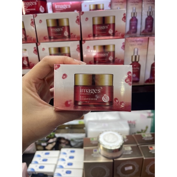 one-spring-red-pomegranate-fresh-essence-15ml-images-red-pomegranate-moisture-cream-50g-เซรั่มทับทิม-ครีมทับทิม