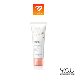 Y.O.U The Radiance White Purifying Facial Foam 100g. โฟมล้างหน้า เพื่อผิวกระจ่างใส กลิ่นหอมสดชื่น