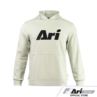 ARI EZY HOODIE - WARM GREY/BLACK เสื้อฮู้ดดี้ อาริ อีซี่ สีเทาอ่อน