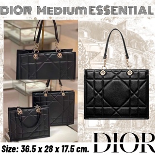 ดิออร์ DIOR Medium ESSENTIAL กระเป๋าถือ/กระเป๋าช้อปปิ้ง/สินค้าลดราคาพิเศษ