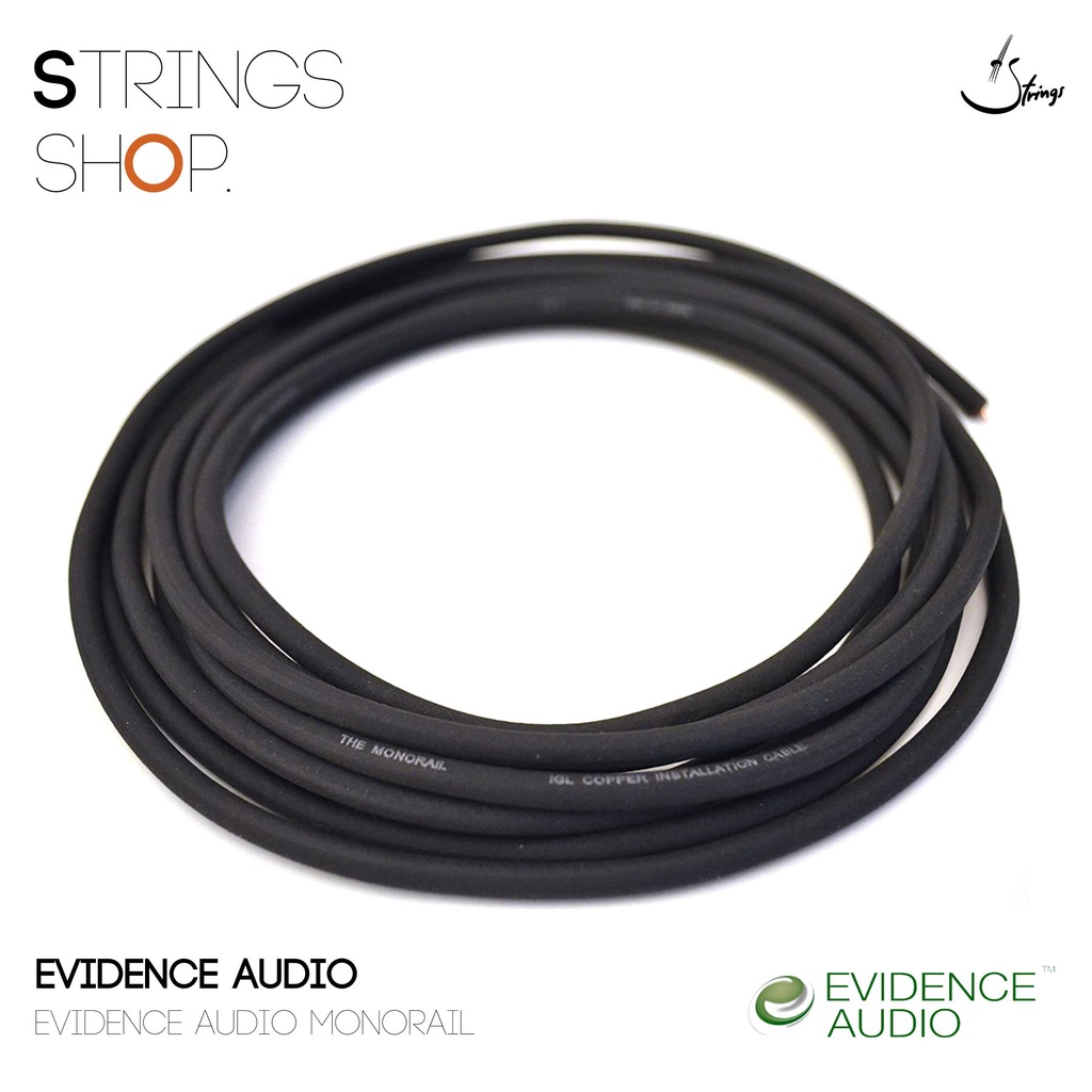 ภาพหน้าปกสินค้าสายเคเบิ้ล Evidence Audio Monorail Cable (1 ft.) (30 cm.) จากร้าน strings_shop บน Shopee
