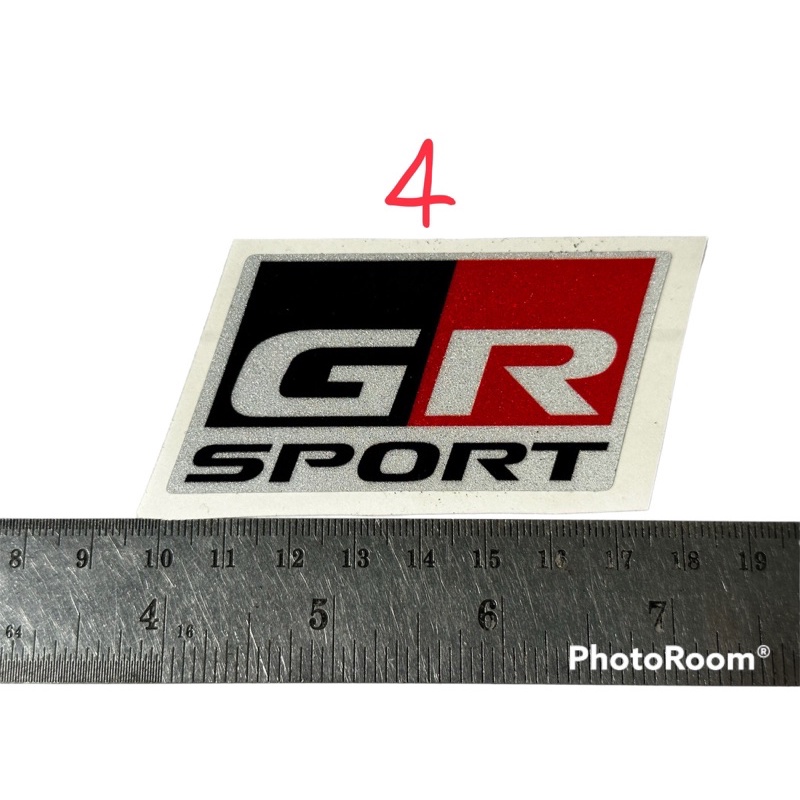 TOYOTA GR SPORT 3M LOGO STICKER ALTIS VIGO FORTUNER YARIS CAMRY สะท้อน ...