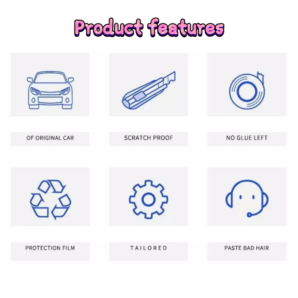 ฟิล์มสติกเกอร์-ป้องกันเกียร์-ดัดแปลง-สีดํา-สําหรับ-byd-atto-3