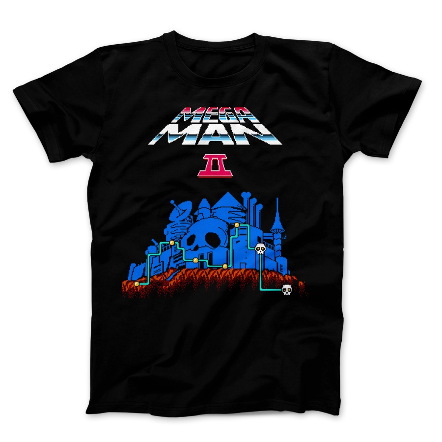 mega-man-ii-fortress-blue-video-games-unisex-mens-amp-s-rockman-tshirt